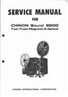 Chinon 9500 manual. Camera Instructions.
